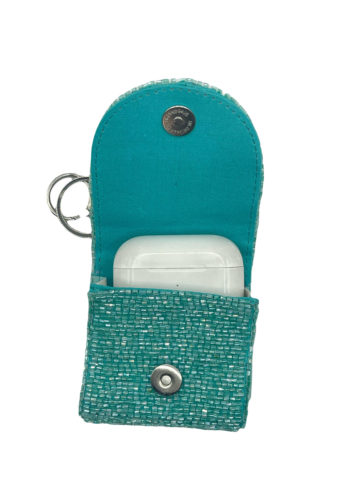 SEASHELL BEADED AIRPOD HOLDER