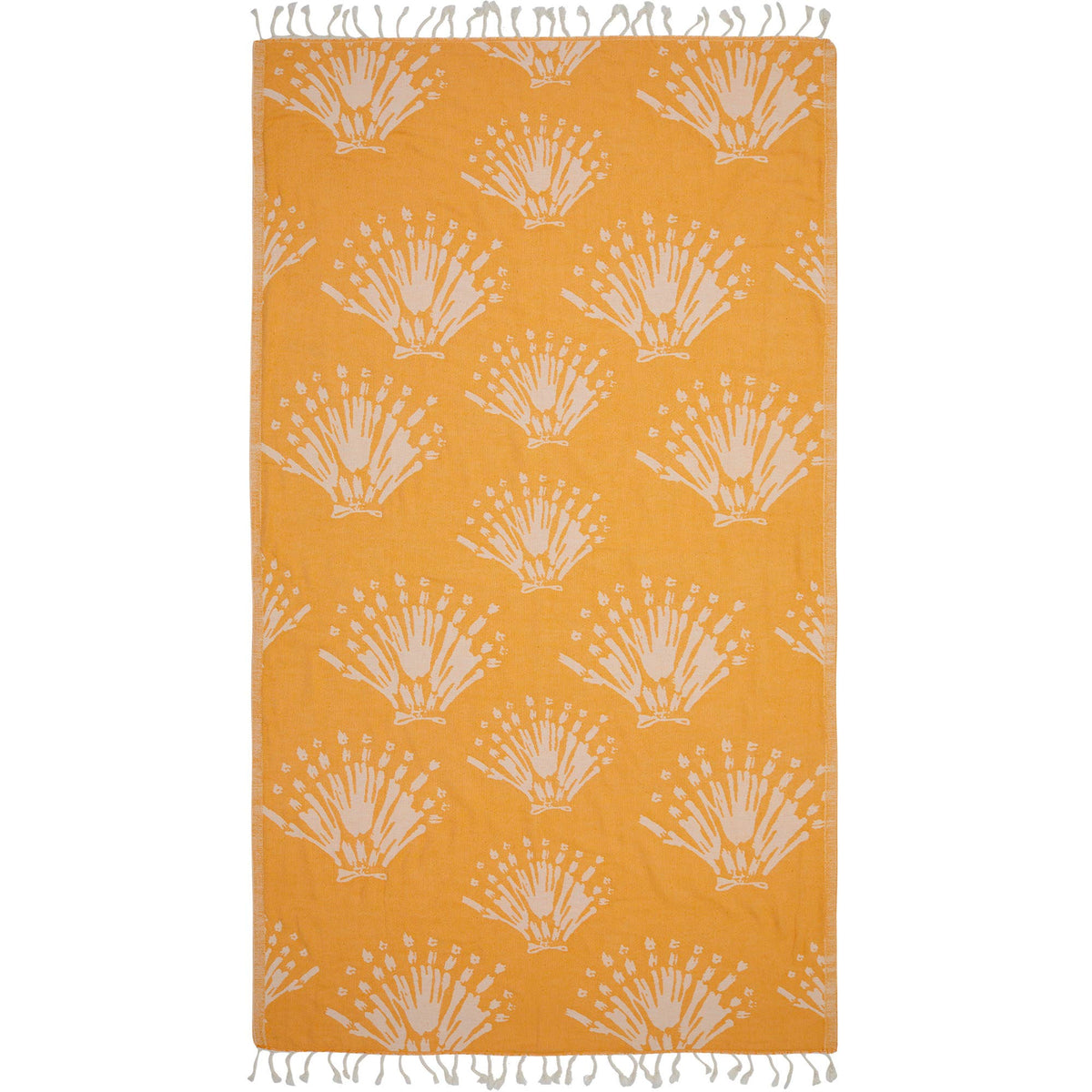 Seashell Towel: Mustard