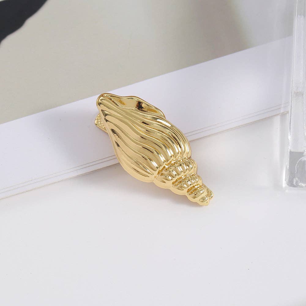 Shell Gold Hair Claw