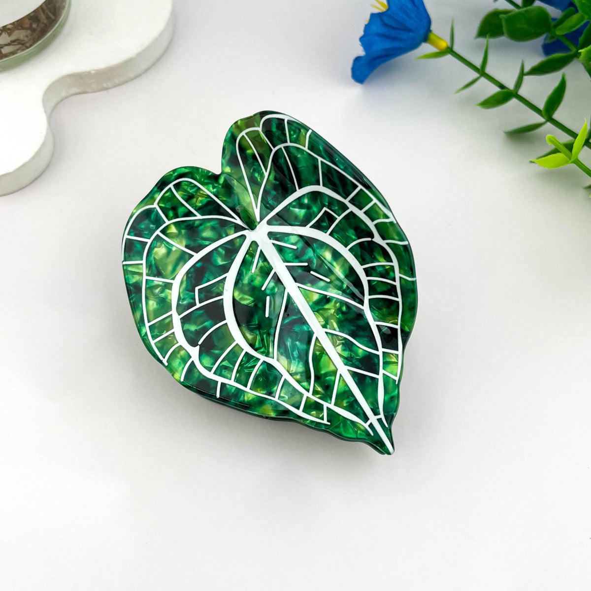 Monstera Leaf Hair Claw Clip