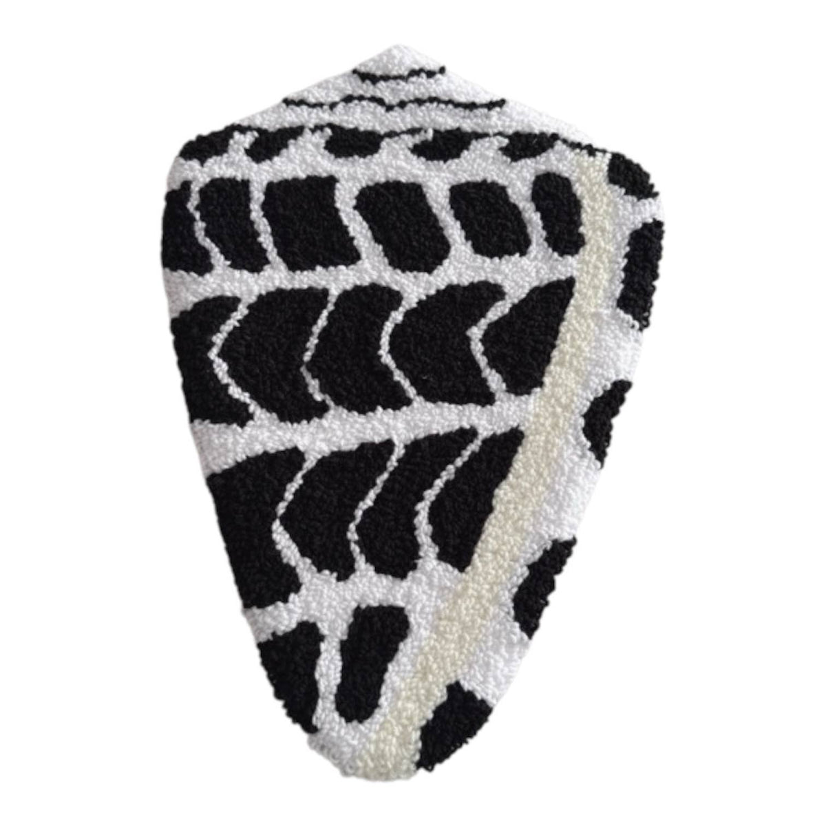Hebrew Cone Shell Tufted Pillow