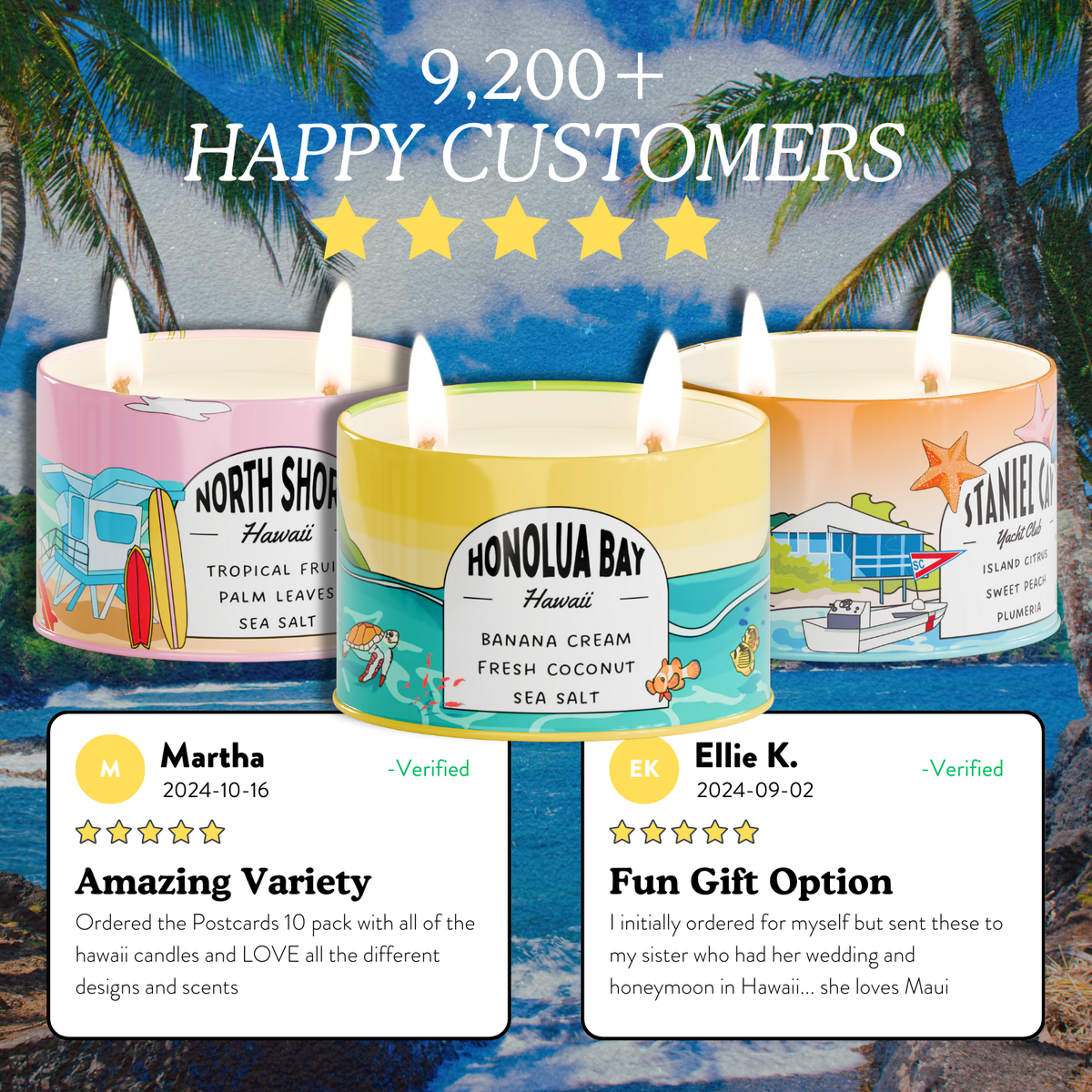 Lanikai Beach, Hawaii | Scented Destination Candle