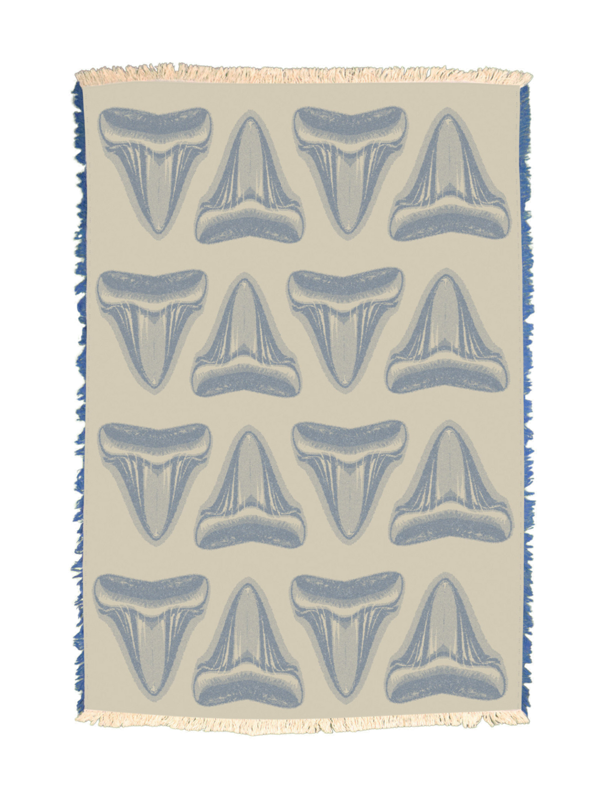 Sharks Teeth Dark Blue