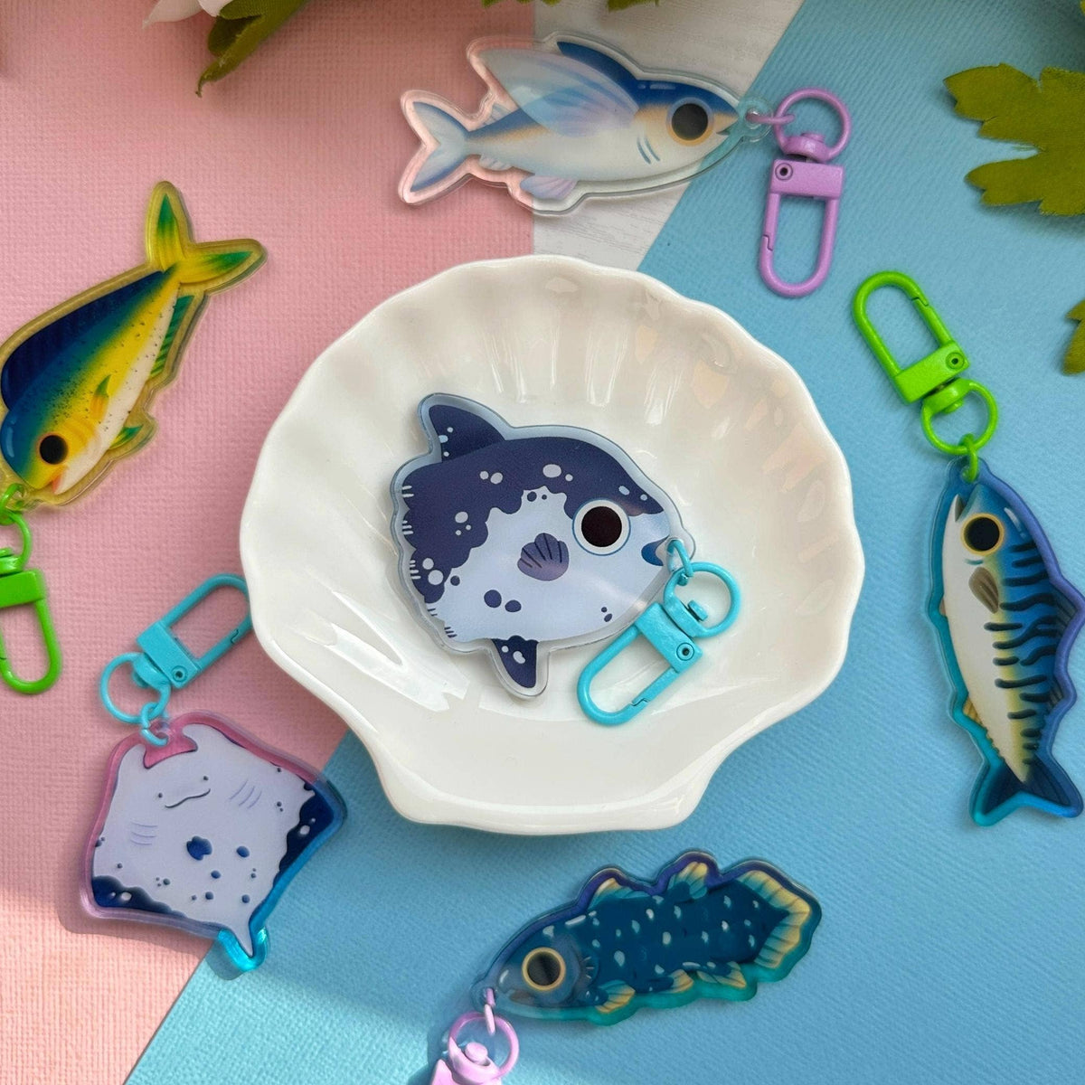 Mola Sunfish 2.5" Acrylic Charm