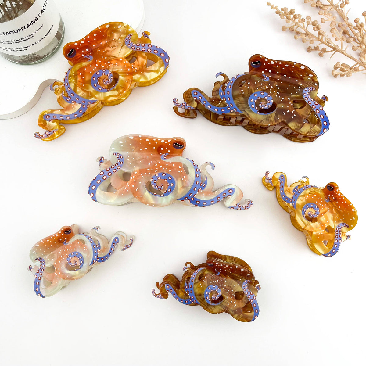 Octopus Hair Claw Clip