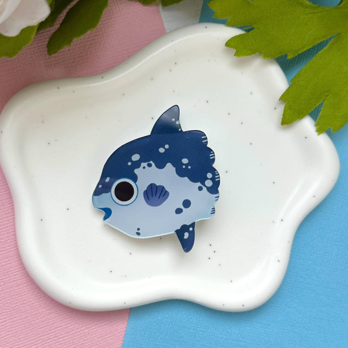 Mola Sunfish Acrylic Hair Clip