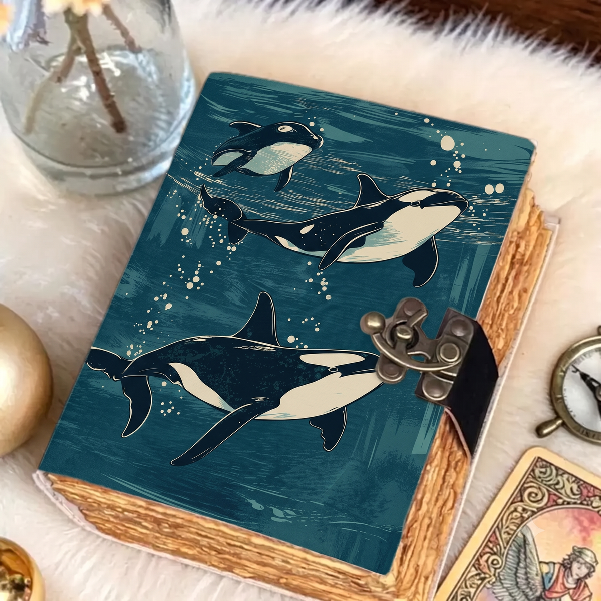 Orca Ocean-Inspired Whale Journal