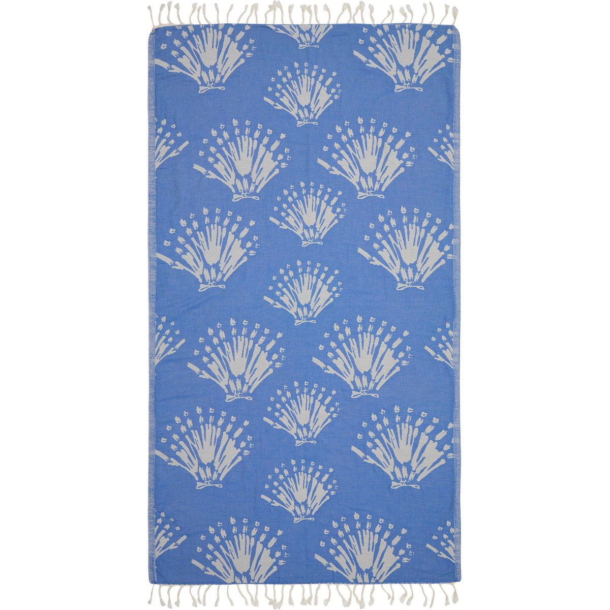 Seashell Turkish Towel: Navy
