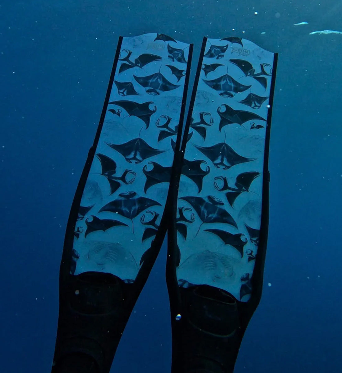 Divermon Manta Freediving Fin Blades - Black