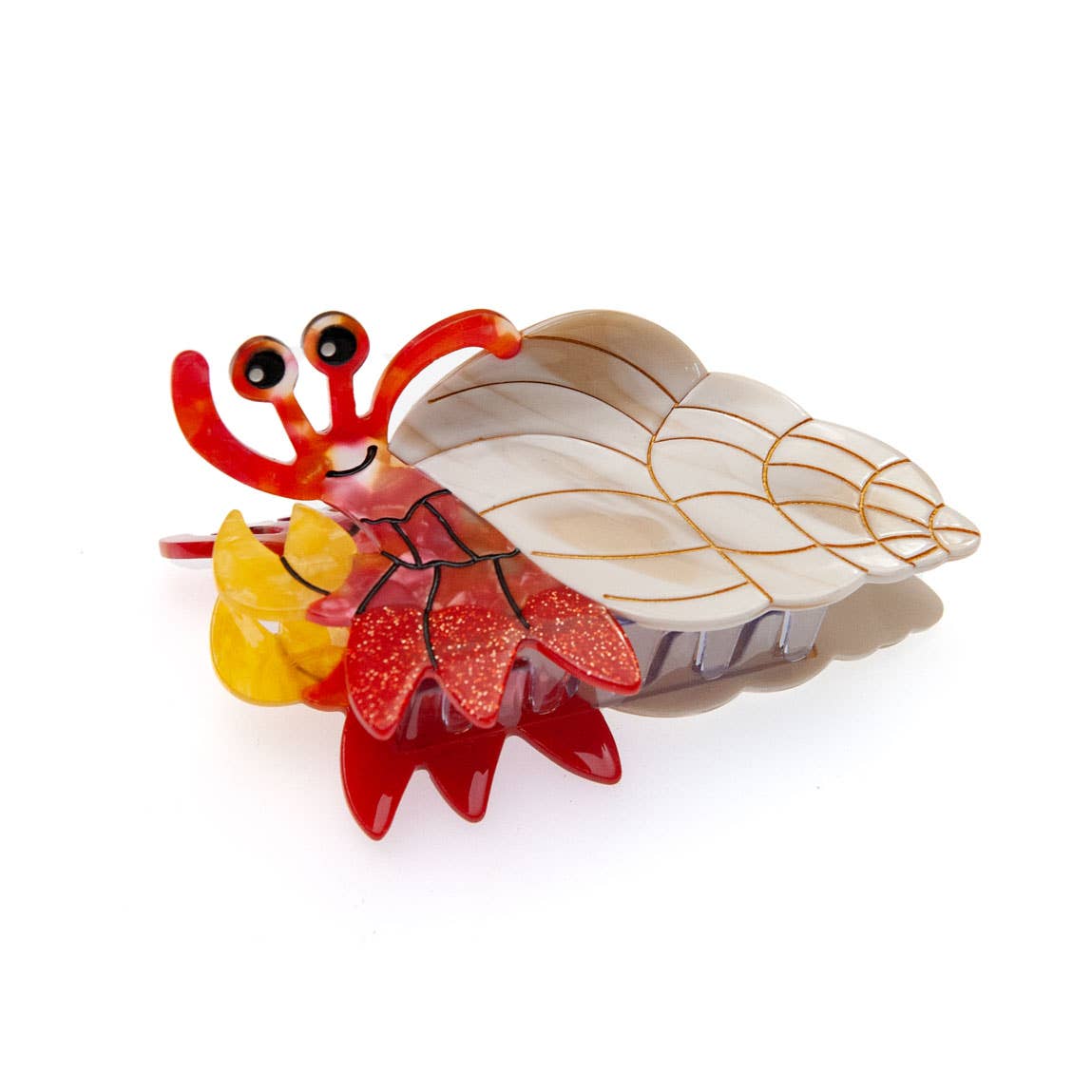 Hermit Crab Claw Clip: Beige