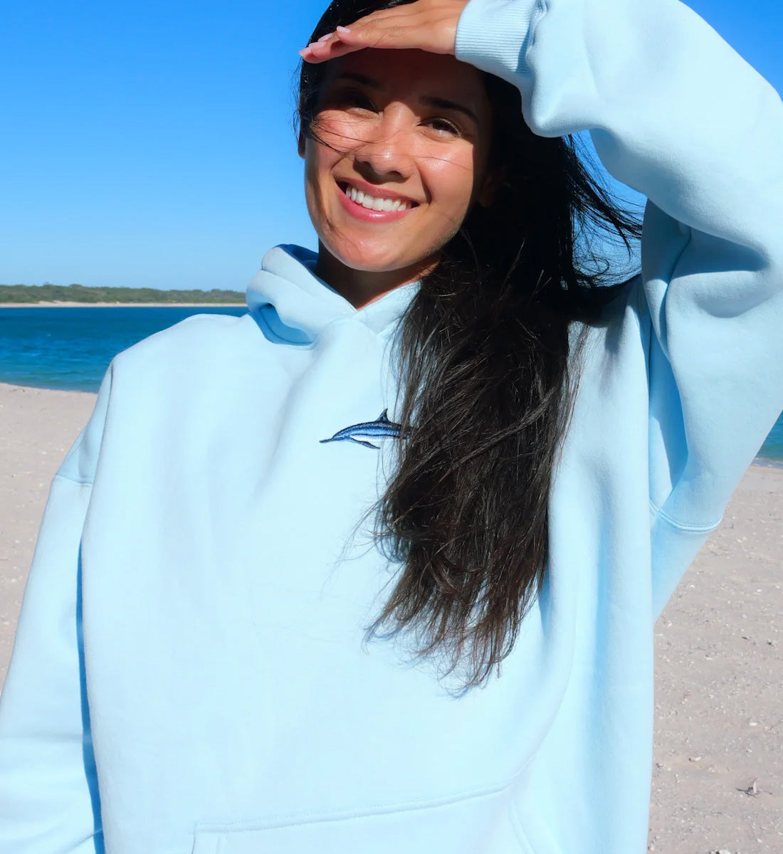 Cetacean Hoodie - Light Blue