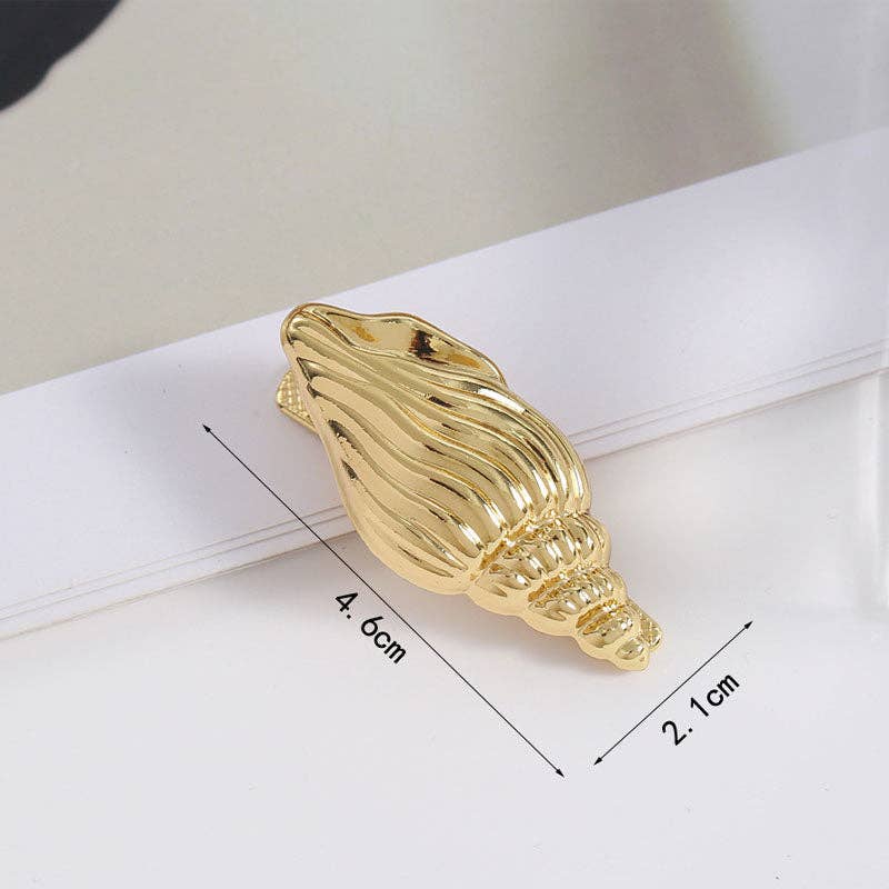 Shell Gold Hair Claw