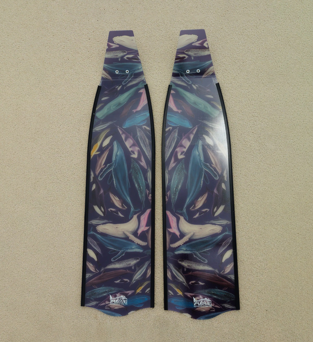 Divermon Indigo Cetacean Composite Fin Blades