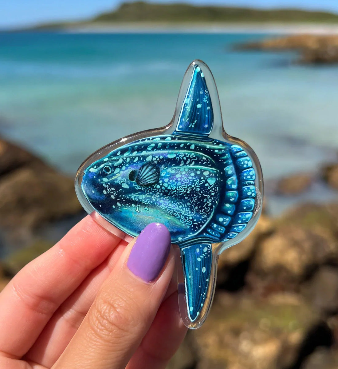 Mola Mola Resin Fridge Magnet