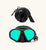 OceanGalz Mask and Snorkel Set Black