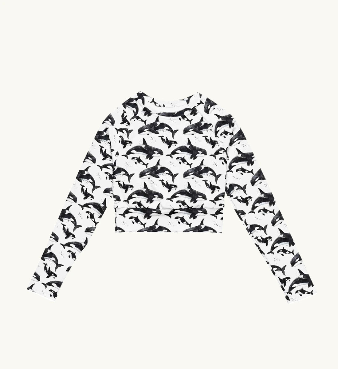 Orca Pod Eco Cropped Rash Guard