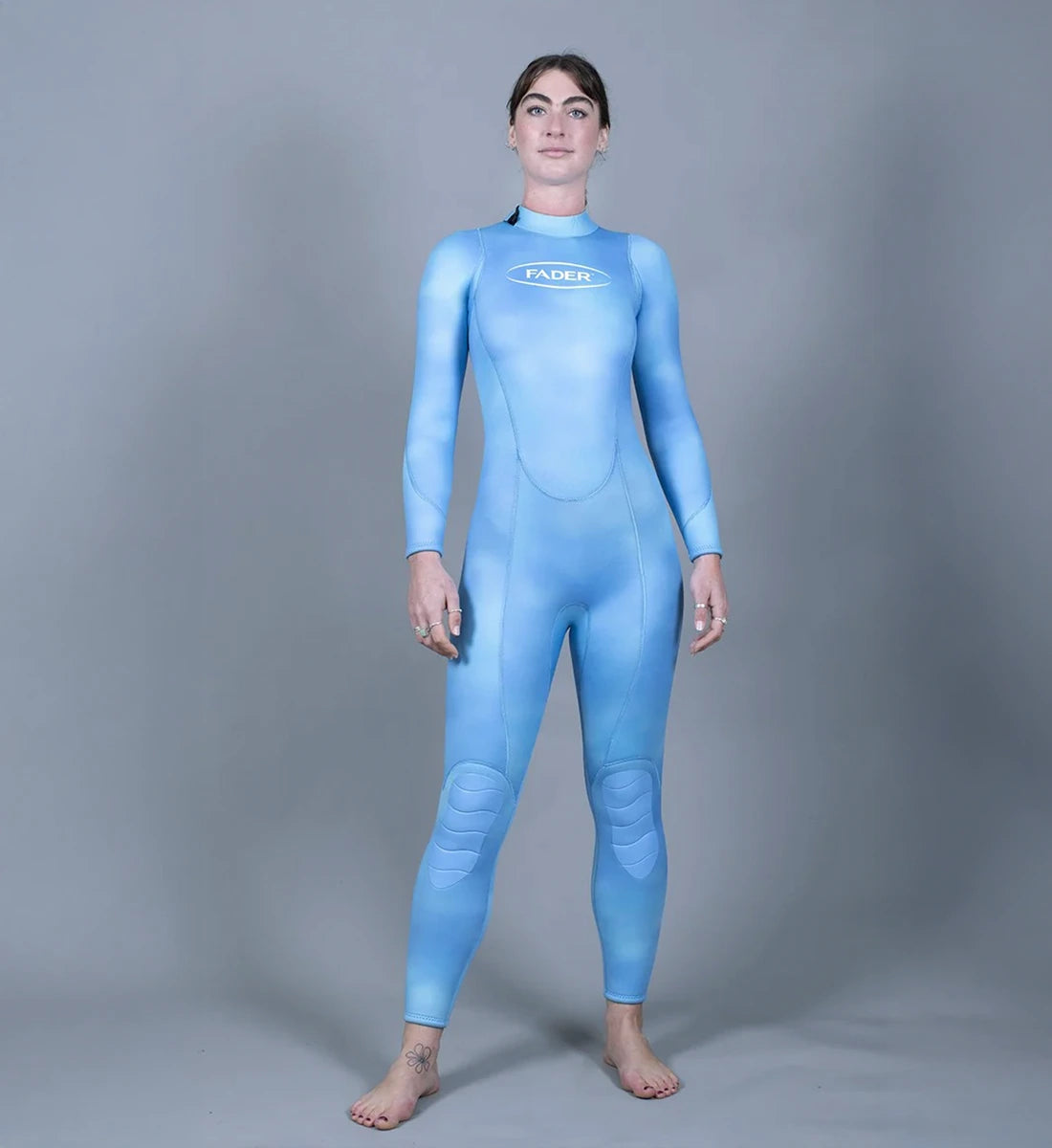 Back-Zip Steamer Wetsuit 3/2.5mm Sapphire Blue