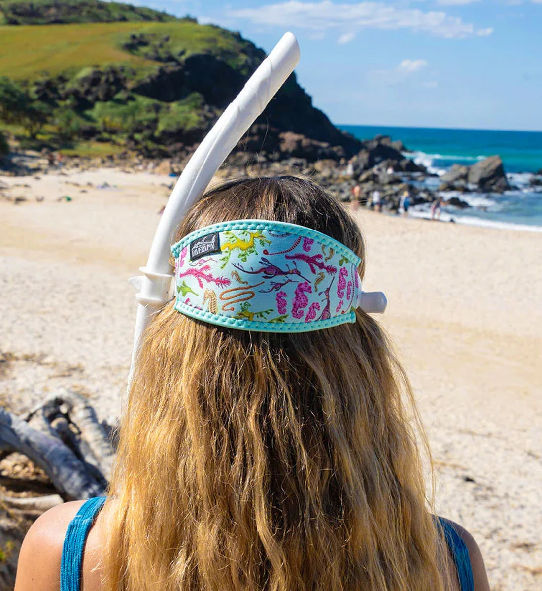 Seahorse Green Neoprene Mask Tamer