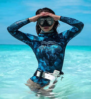 1.5mm Open Cell Wetsuit - Blue Trilobite Camo