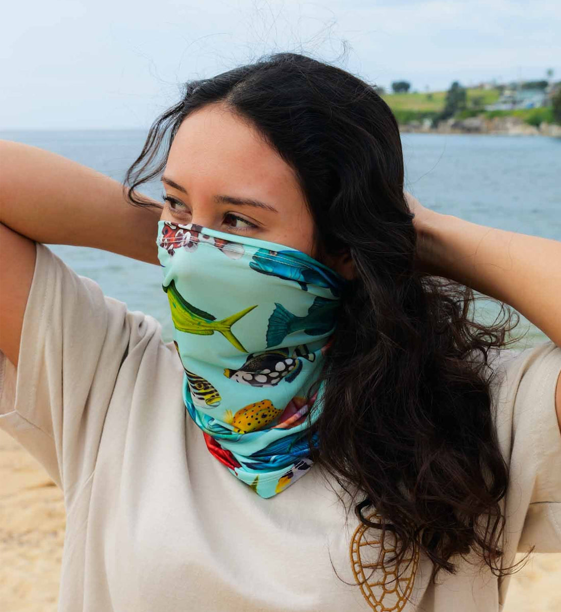Tropical Dream Gaiter Aqua