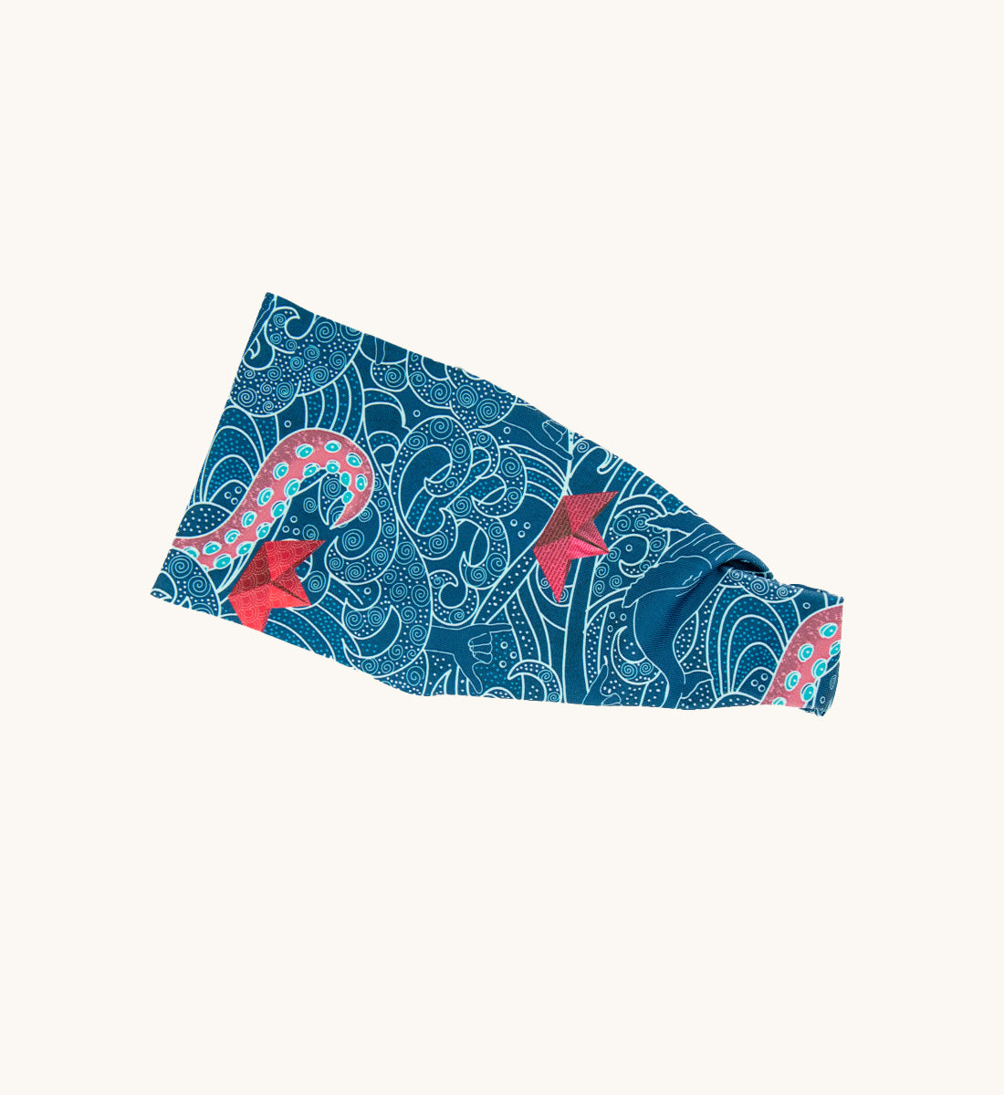 Origami Octopus Pattern Lycra Headband
